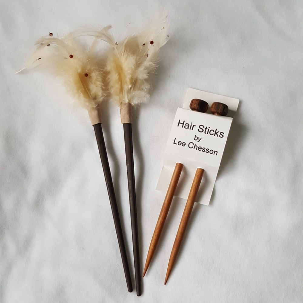 Wood Up-Do Hair Sticks